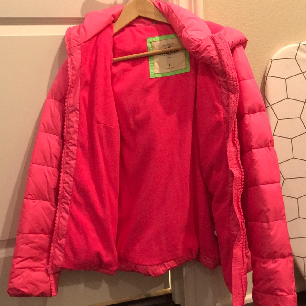 Pink bubble jacket